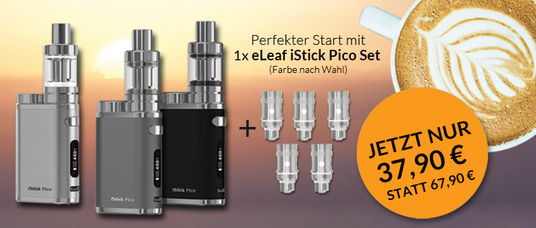 eLeaf Pico-Bello Aktion e-Zigarette Set eLeaf iStick Pico mit Melo III Mini Verdampf