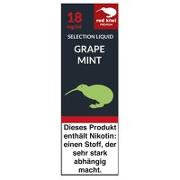 red kiwi Selection Liquid Grape-Mint 10 ml Flasche