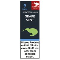 red kiwi Selection Liquid Grape-Mint 10 ml Flasche