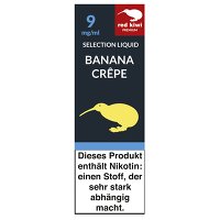 red kiwi Selection Liquid Banana Crepe 10 ml Flasche